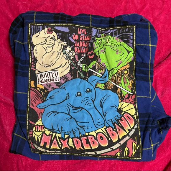 Star Wars Max Rebo Band Graphic Flannel - Picture 1 of 4
